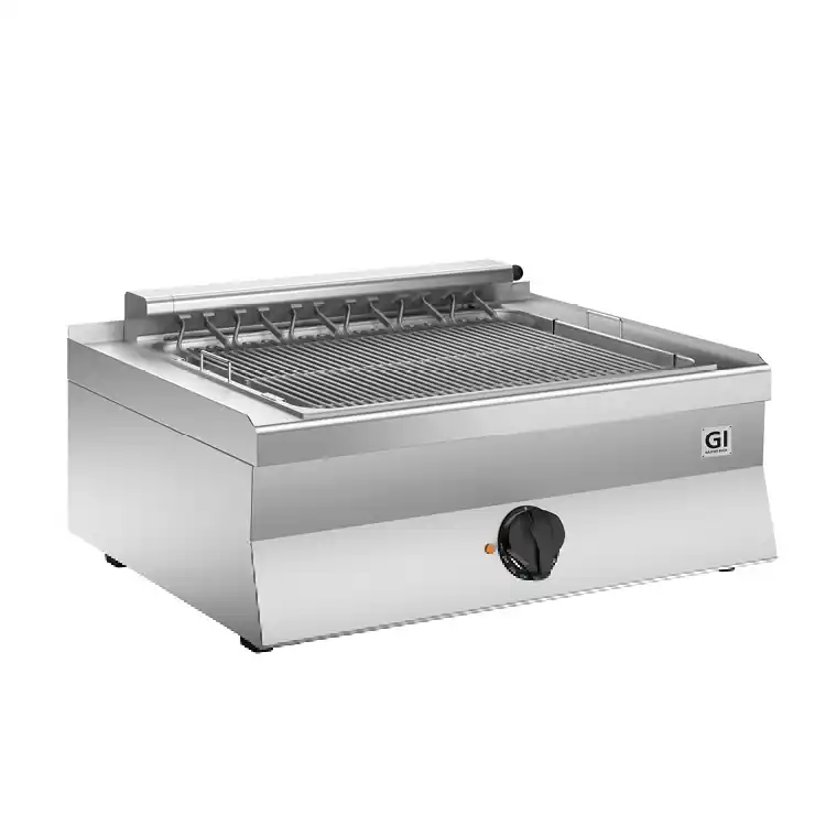 650 HP Elektrische Vaporgrill - 400V 8,16 kW - 800x650x(H)295mm Populair