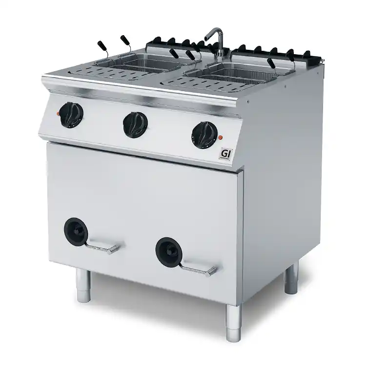 Gratis Retour 700 HP Gas Pastakoker 2xGN2/3 - 21 kW - 800x730x(H)870mm