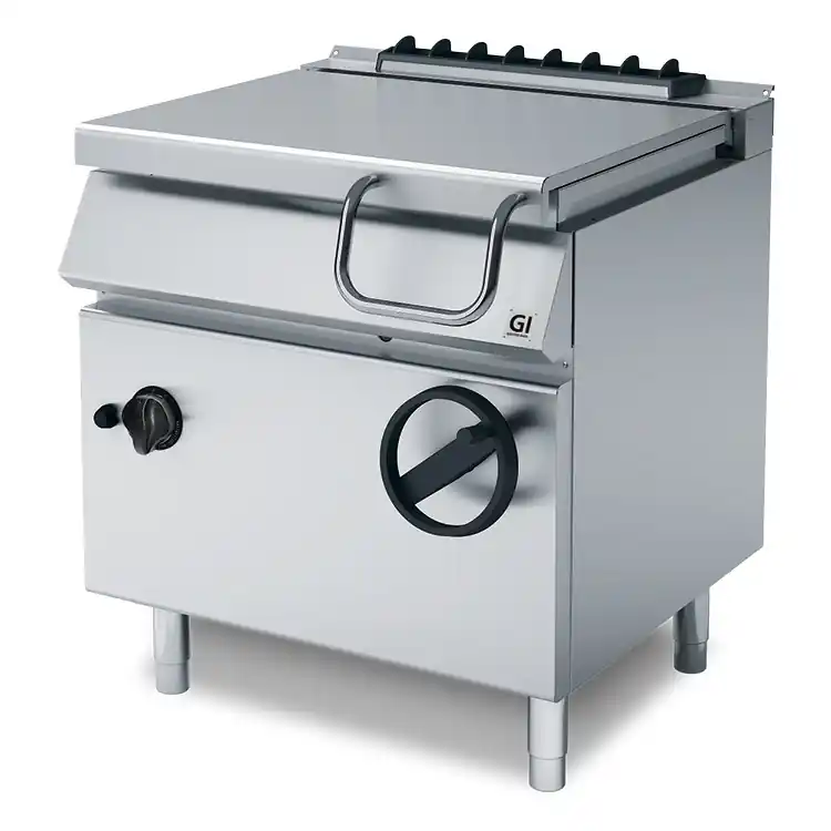 700 HP Kantelbare Gas Braadpan - 60 Liter -14 kW - 800x730x(H)870mm Beste Prijs
