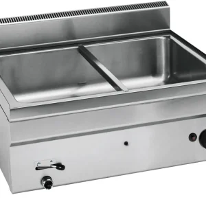 Lage Prijs gas bain-marie GBM6 / 2/1T - 2/1 GN 150mm - 2kW - 700x600x(H)300mm