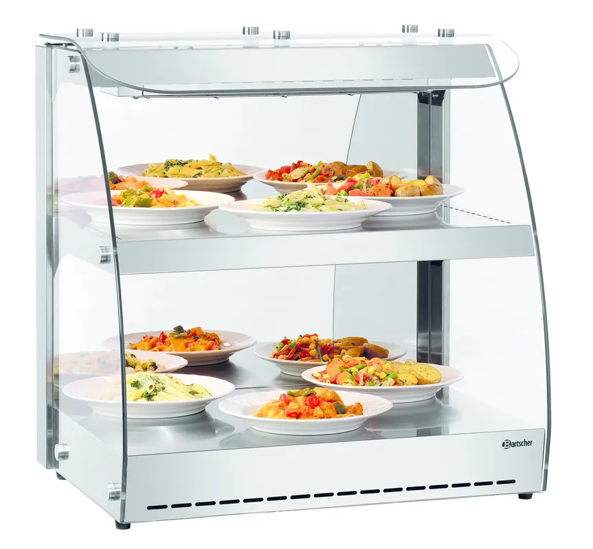 Gereduceerde Prijs Verwarmde Vitrine - 2 Niveaus - 104 Liter - 630x465x(H)655mm