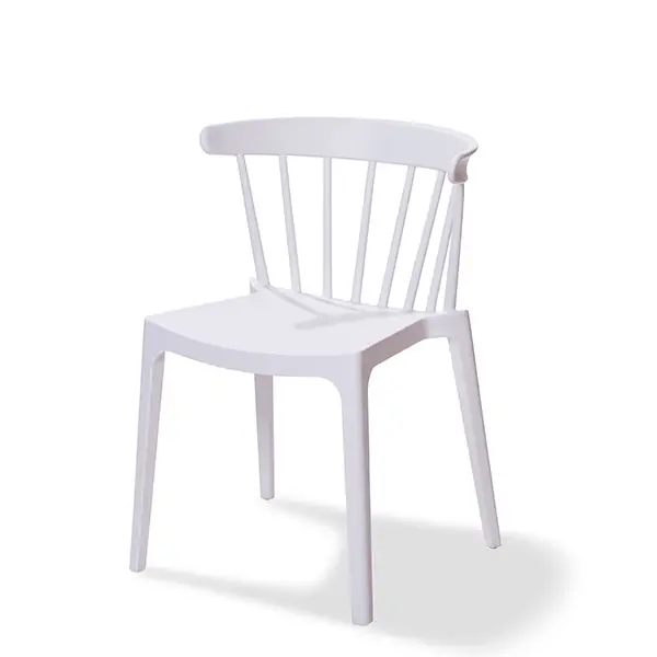 Rechtstreeks Van De Fabrikant Windson stapelbare stoel Wit, Polypropyleen, 54x53x75cm (BxDxH), 50901
