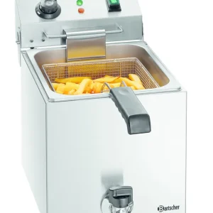 Snelle Levering Elektrische Friteuse - 9 Liter - Tapkraan - 300x530x(H)385mm
