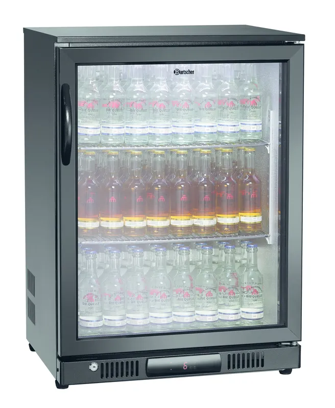 Veilige Betaling Barkoelkast - 124 Liter - Glazen Deur - 600x500x(H)850mm