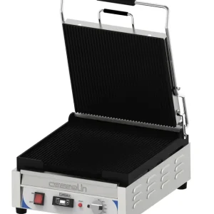 Contact grill Premium - Met Timer - 2,4 kW - 400x580x(H)265mm Laatste Versie