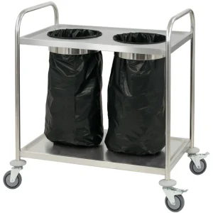 Casselin - Roestvrijstalen trolley - Vuilnisdeur Hete Deal
