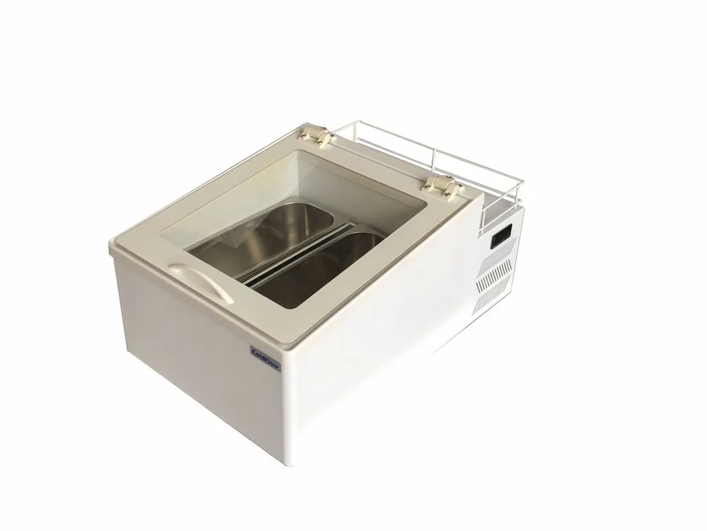 Must-Have Schepijsvitrine ICE 2 V LED FLAT - 2x 5 Liter- 475x715x(H)355mm