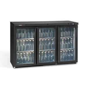 Flessenkoeling 3 Klapdeuren - Antraciet - Gamko MG3/315G - 315L - 1350x576x900/910mm Direct Verzonden