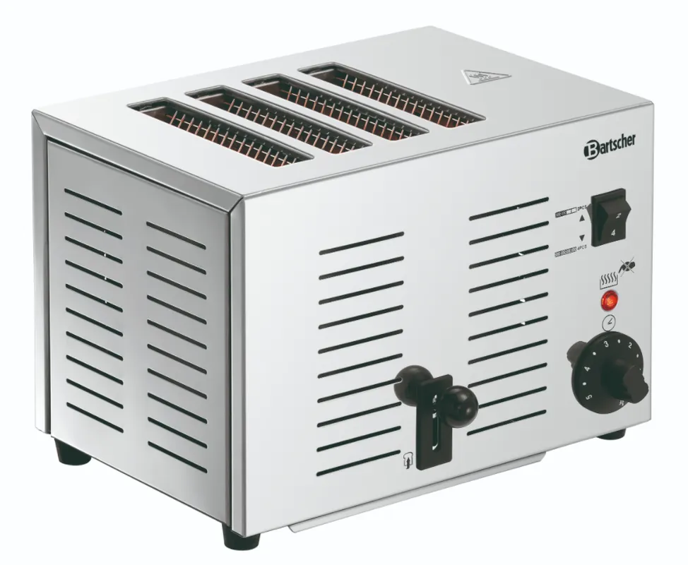Hoge Kwaliteit Toaster TS40 - 4 Gleuven - 1,8 kW - 300x212x(H)220mm