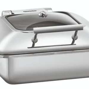 Betaalbaar Chafing dish 5,2 Liter Flexible - Vierkant Model Met Kijkvenster - 405x425x(H)205mm