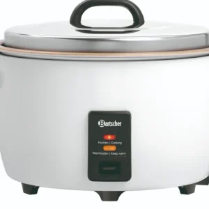 Rijstkoker Wit 12 Liter - 2,65 kW - 40-60 Porties - 530x460x(H)370mm Laatste Versie