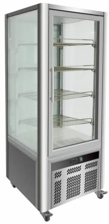 Gebaksvitrine 4 Niveau - 468 Liter - 70x70x(h)180cm Shop Nu