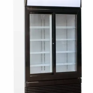Direct Beschikbaar Koelkast Wit - Glazen Schuifdeuren - BEZ-780SL - 1120x595x(H)2100mm