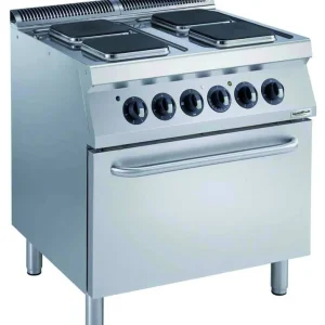 elektrisch fornuis - elektrische oven - 400V-4x2.6kW - 800x700x(h)850mm Direct Verzonden