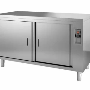 Verwarmde kast met draaideur - roestvrij staal - 100x700x(h)850mm Favoriet