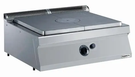 Kookplaatunit Gas - 7kw - 800x700x(h)250mm Direct Beschikbaar