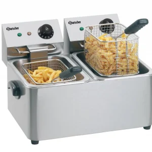 Tijdelijk Beschikbaar Dubbele Friteuse Snack II - 2x4L