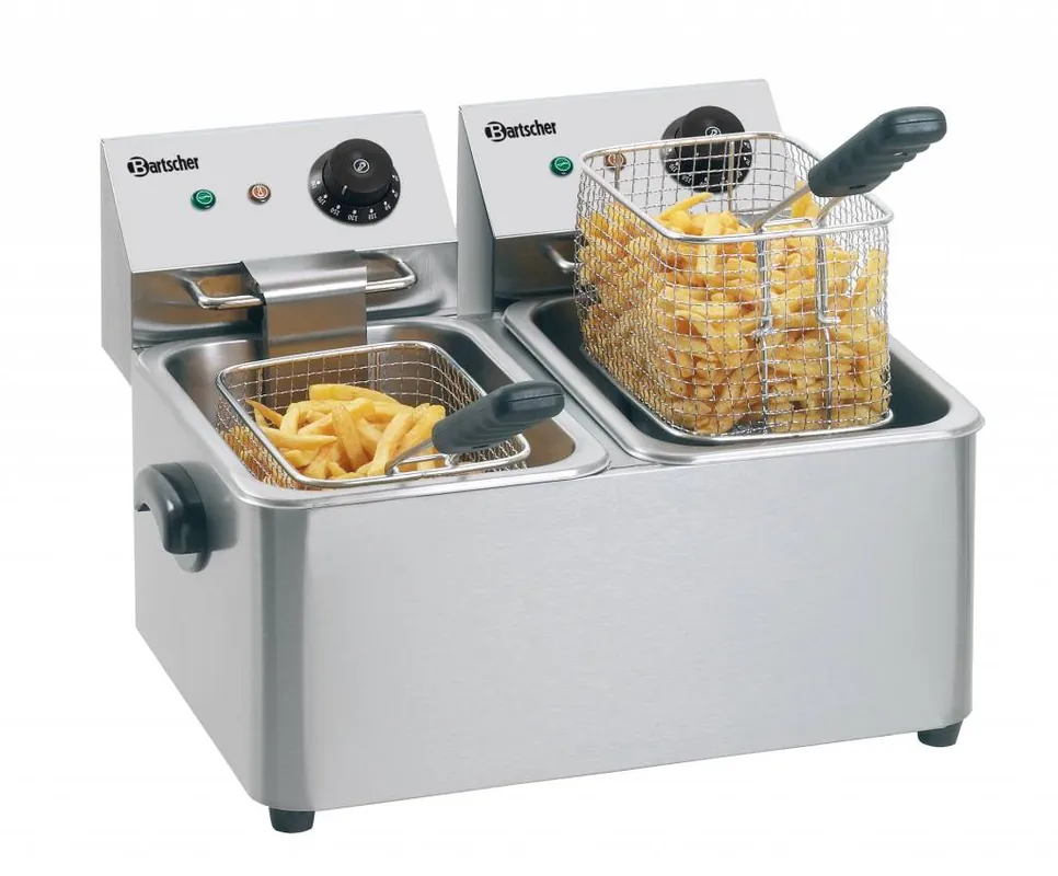 Tijdelijk Beschikbaar Dubbele Friteuse Snack II - 2x4L
