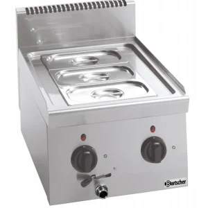 Korting Bain Marie Elektrisch - 3x1/4 GN - 1,4kW - 400x600x(H)290mm