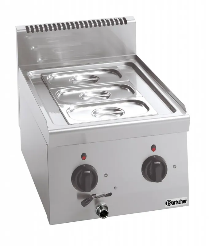 Korting Bain Marie Elektrisch - 3x1/4 GN - 1,4kW - 400x600x(H)290mm