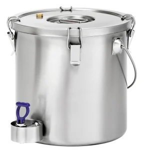 Koop Vandaag Thermische transportcontainer met kraan - 20 liter - Ø 300x(h)345mm
