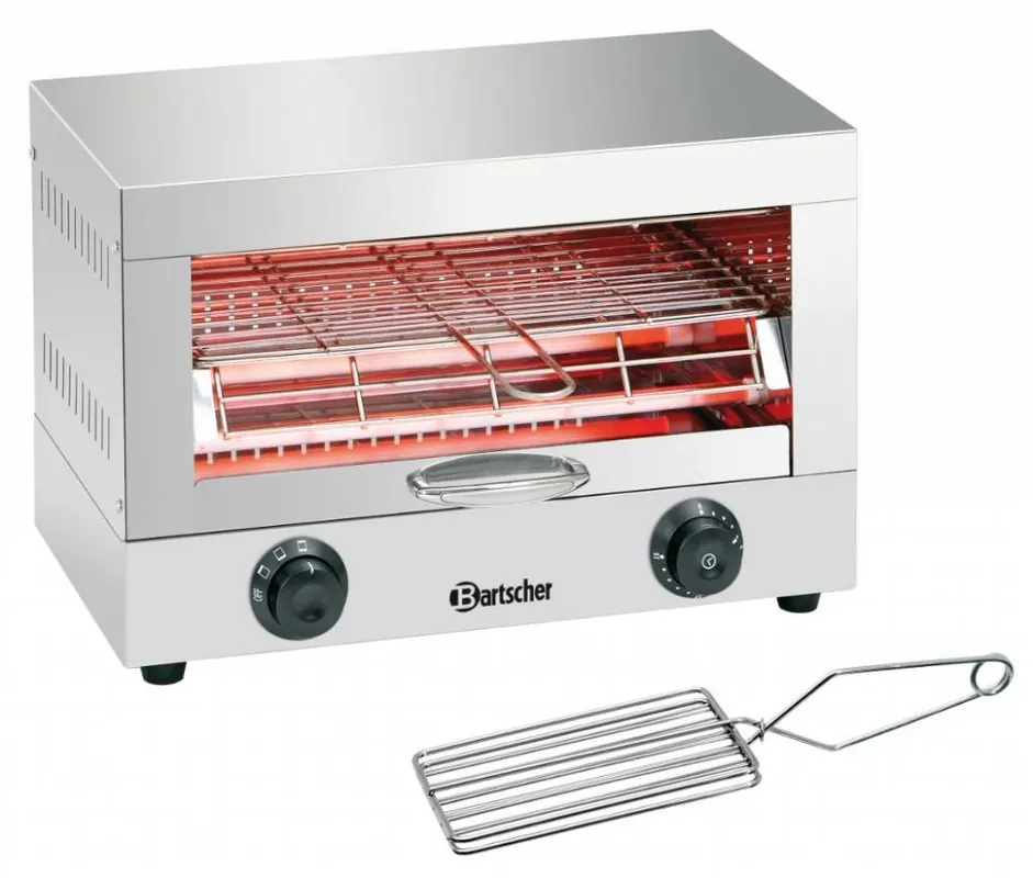 Toaster/ Kwarts gratineeroven, enkel inclusief toast tang - 44x26x(H)29cm - 1700W Tijdelijk Beschikbaar