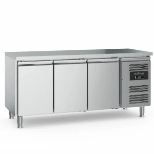 Koelwerkbank - RVS - 3 deurs - 417 liter - 1795x700x(H)850mm Veilige Betaling