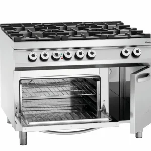 Finale Uitverkoop Gasfornuis 900 serie - Elektrische oven+deur - 6 branders -1200x900(h)900-950mm
