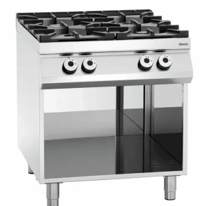 Gecertificeerd Gasfornuis 900 serie - Onderbouw open - 4 pits - 800x900(h)900-950mm