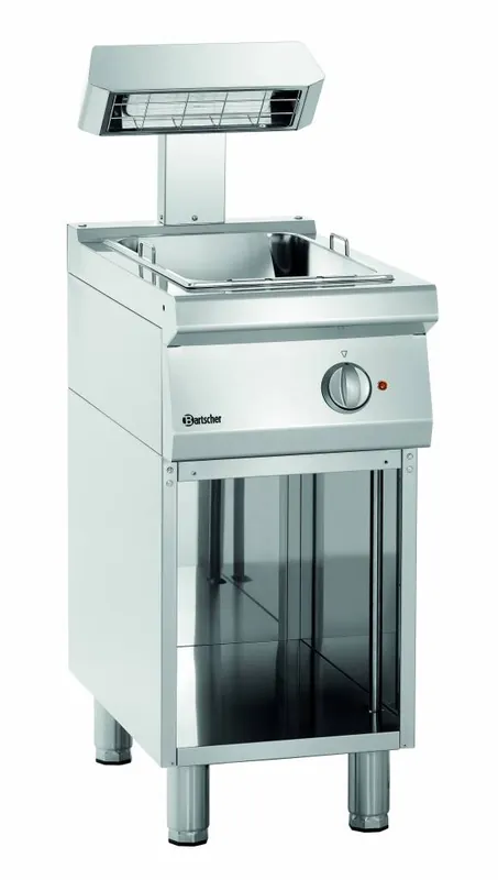 Veilige Betaling Frites Warmhouder - 700 serie - Keramische Warmtestraler - 400x700x(H)850mm