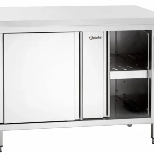Tijdelijk Beschikbaar Warmkast met Schuifdeuren en Tussenschap - 2kW -180x70x(h)85/90cm