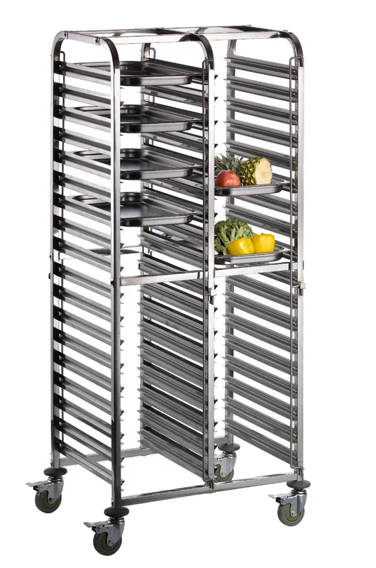 SARO Trolley voor bakbladen 600 x 400 mm model LIAM DUO Tijdelijk Beschikbaar