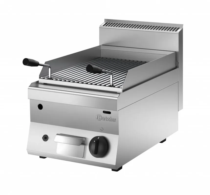 Must-Have Lavasteengrill Gas RVS - Tafelmodel - Serie 650 - 40x65x(h)29.5cm - 7KW
