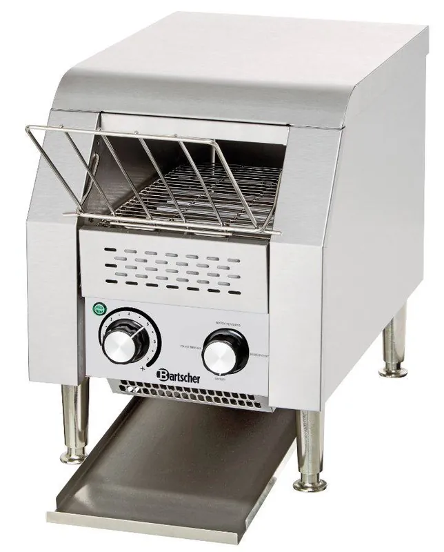 Doorlooptoaster 75 sneetjes per uur - regelbare snelheid - 29x44x(H)38,5cm - 1340W Nu Kopen