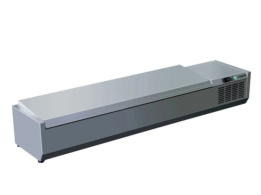 SARO gekoelde opzetunit, deksel - 1/3 GN, VRX 2000 S/S Speciale Aanbieding