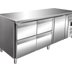 Exclusieve Aanbieding SARO koeltafel, deur + 2x 2-ladenset, KYLJA 3140 TN