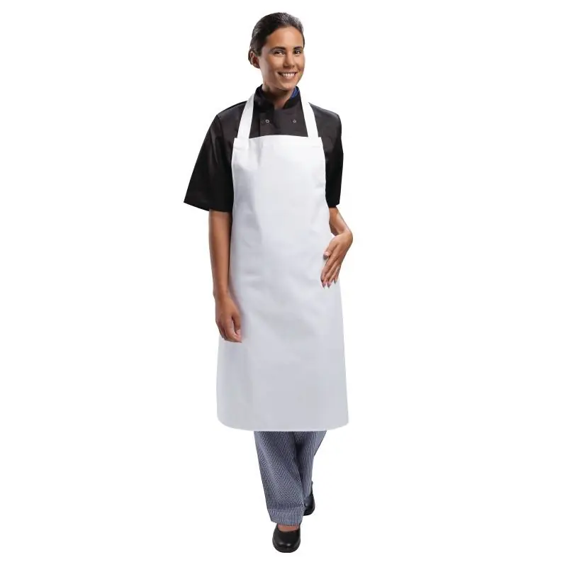 Tablier Bavette Unisexe - Blanc - 711x965mm Superprijs