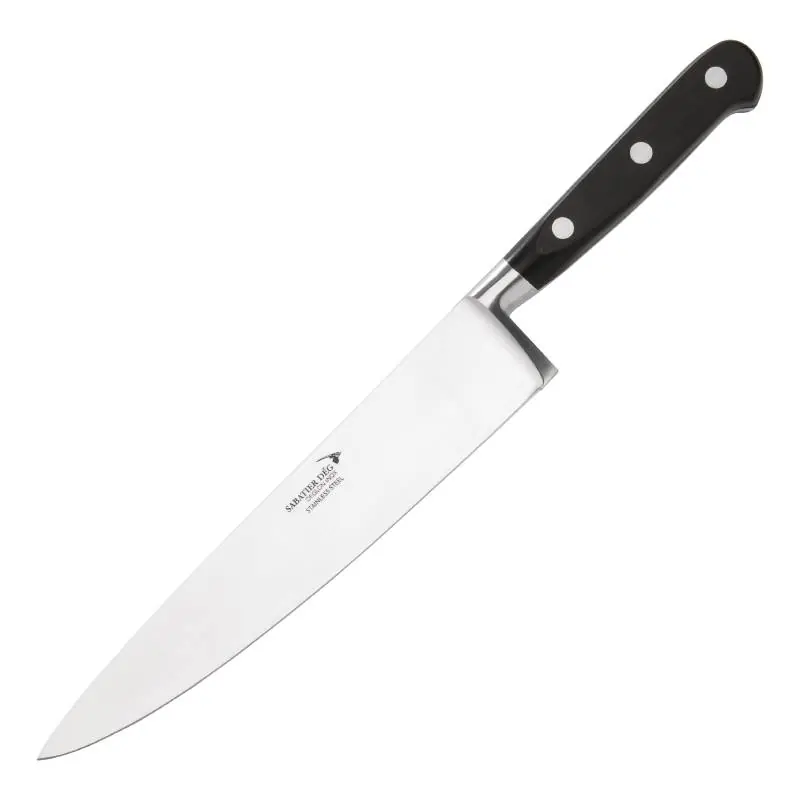 Direct Verzonden Koksmes RVS - Zwart Heft - 200mm