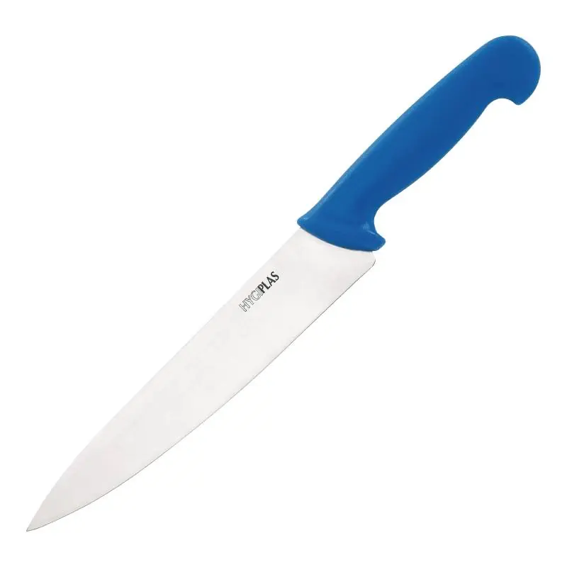 Tijdelijk Beschikbaar Koksmes Hygiplas - Blauw Heft - 250mm