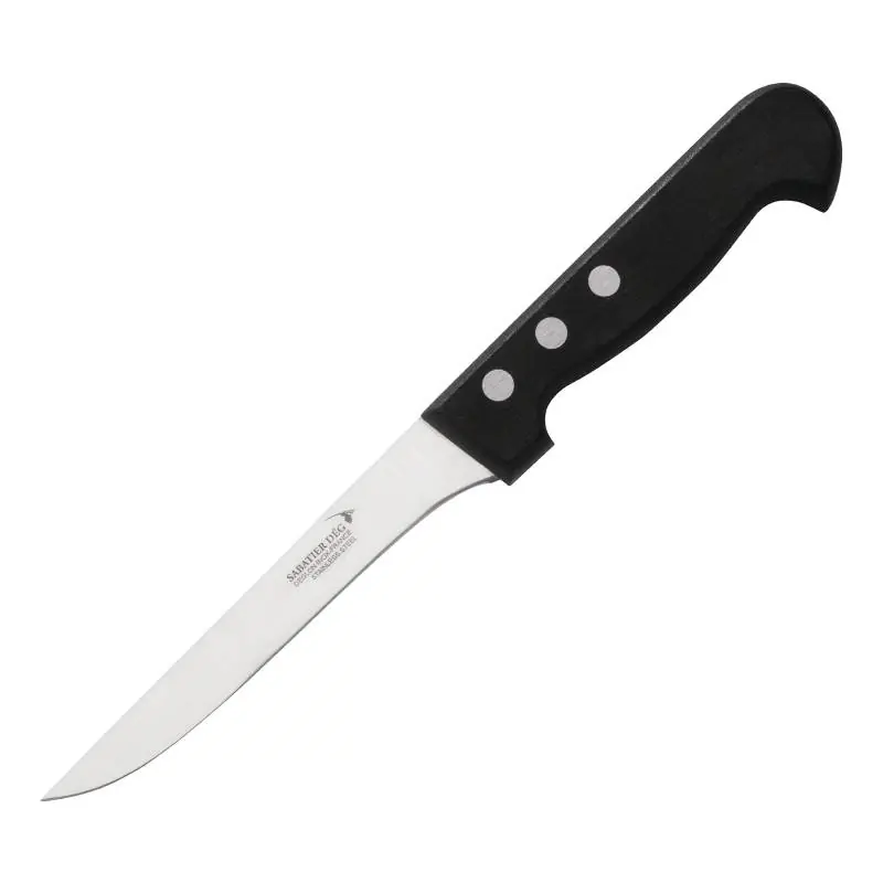 Uitbeenmes RVS - Zwart Heft - 150mm Superprijs