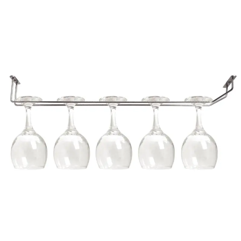 Actieprijs Glazenrek - Verchroomd - 61cm - 6,8x61x10,5cm