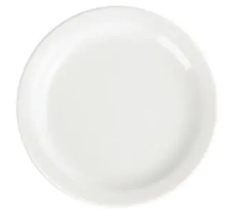 Bord Smalle Rand - Olympia Wit Porselein - 230mm - 12 Stuks Shop Nu