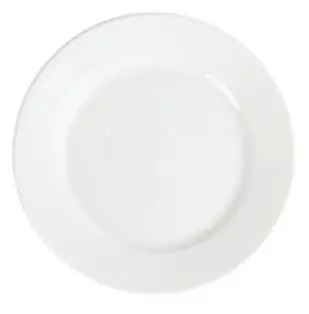 Beperkte Voorraad Bord Brede Rand - Olympia Wit Porselein - 280mm - 6 Stuks