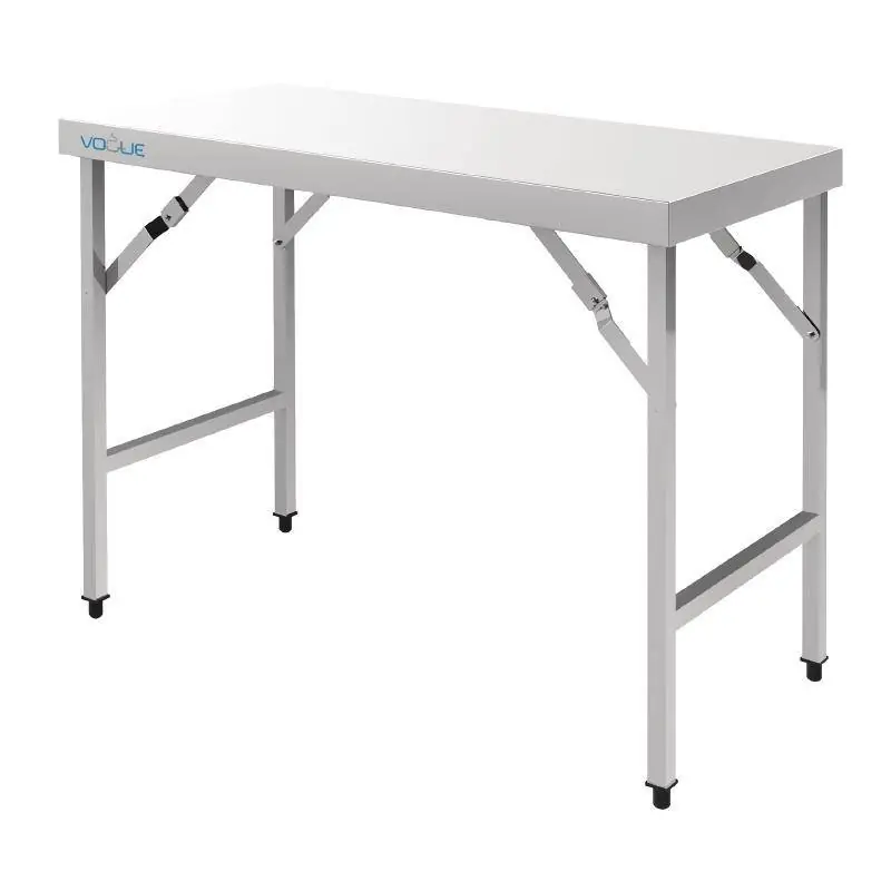 RVS werktafel inklapbaar 1200x600x(h)900mm Express Levering