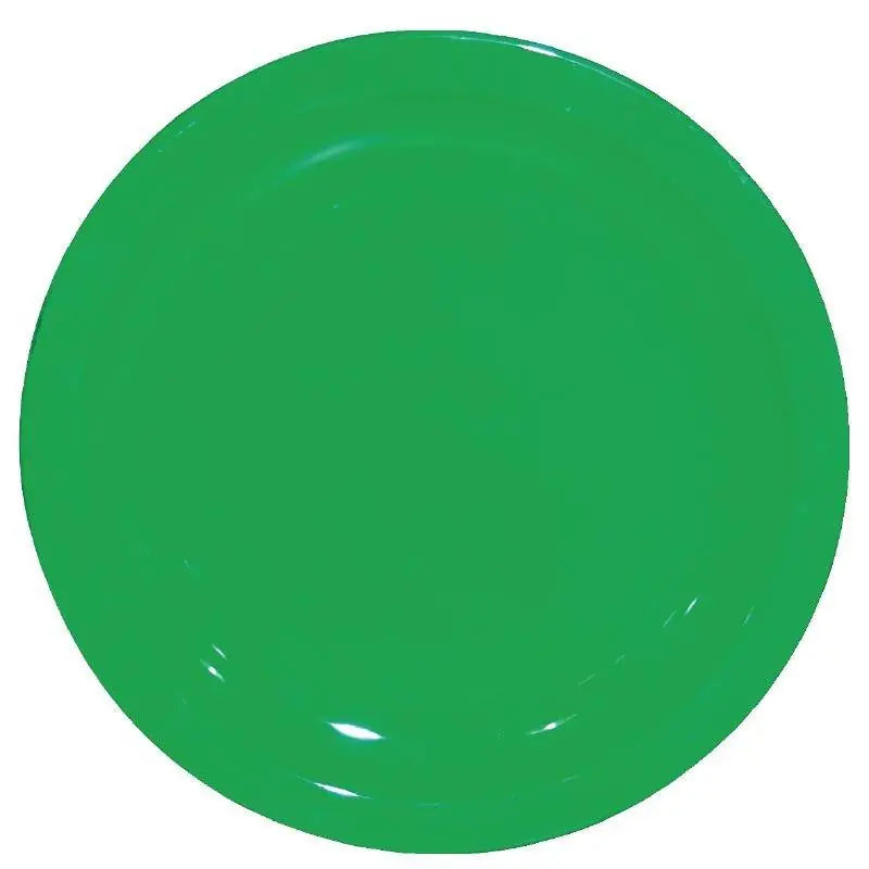 Bord Groen- Polycarbonaat - Ø230mm - Per 12 Stuks Shop Nu