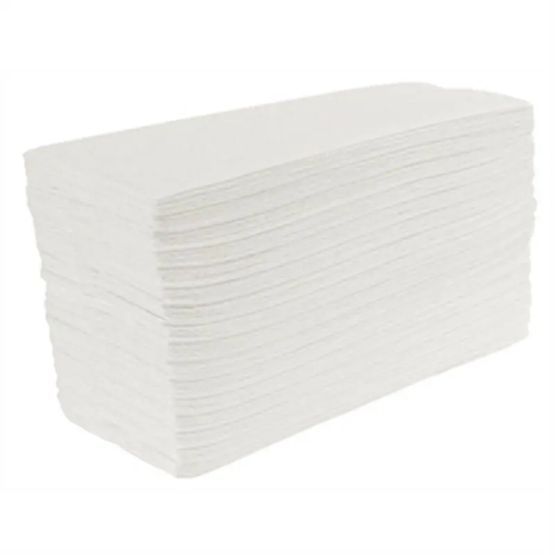 Dagaanbieding Jantex wit-C Gevouwen handdoeken, 2-laags (Box 15)