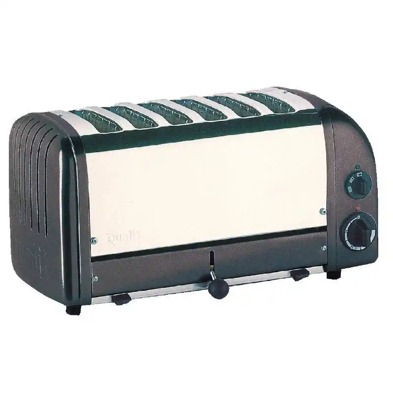 Vario Broodrooster Grijs - 6 Sleuven - Dualit - tot 195 Sneetjes p/u Lage Prijs