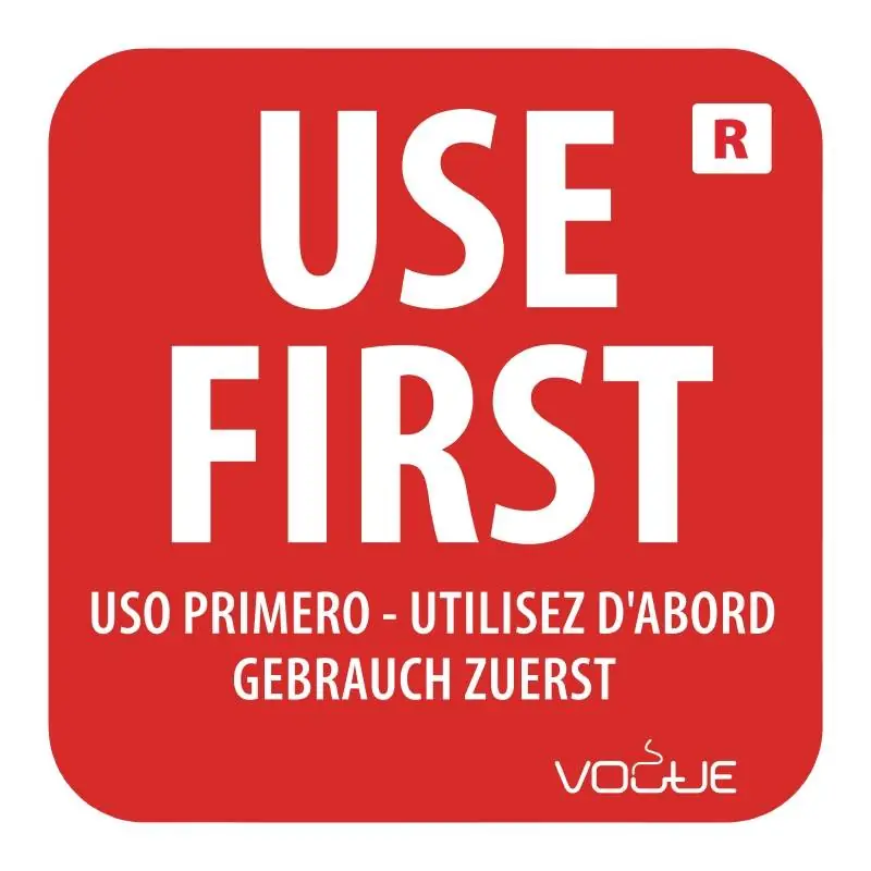 Stickers "Use First" - Rol 1000 Stuks Veilige Betaling
