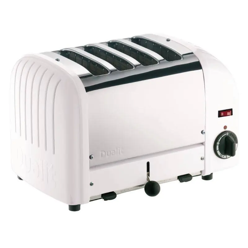 Broodrooster Dualit Wit - 4 Sleuven - tot 130 Sneetjes p/u Uitverkoop