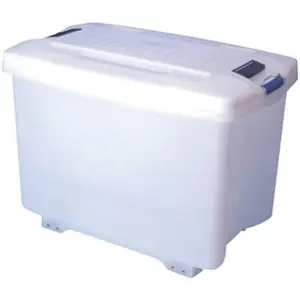 Araven Voorraadcontainer - Met Wielen - 46,5x70,5x(H)48cm - 90 Liter Express Levering